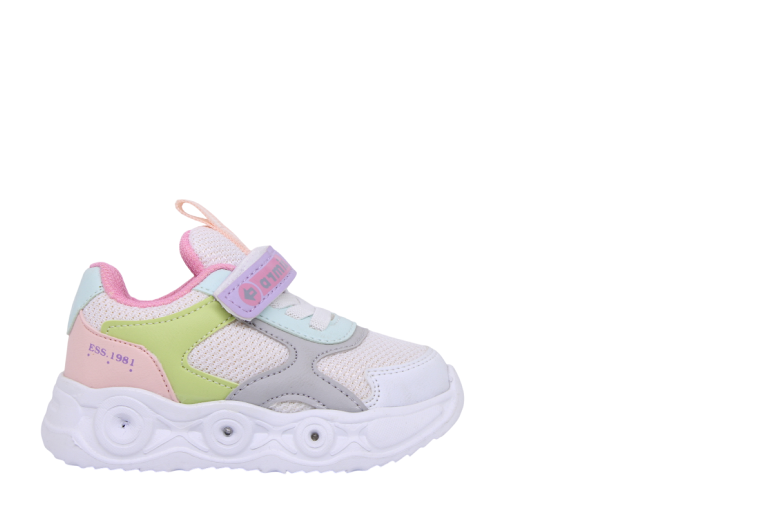 B- ARMİX SPOR IŞIKLI - 1115 - ANORAK / BEYAZ-PUDRA