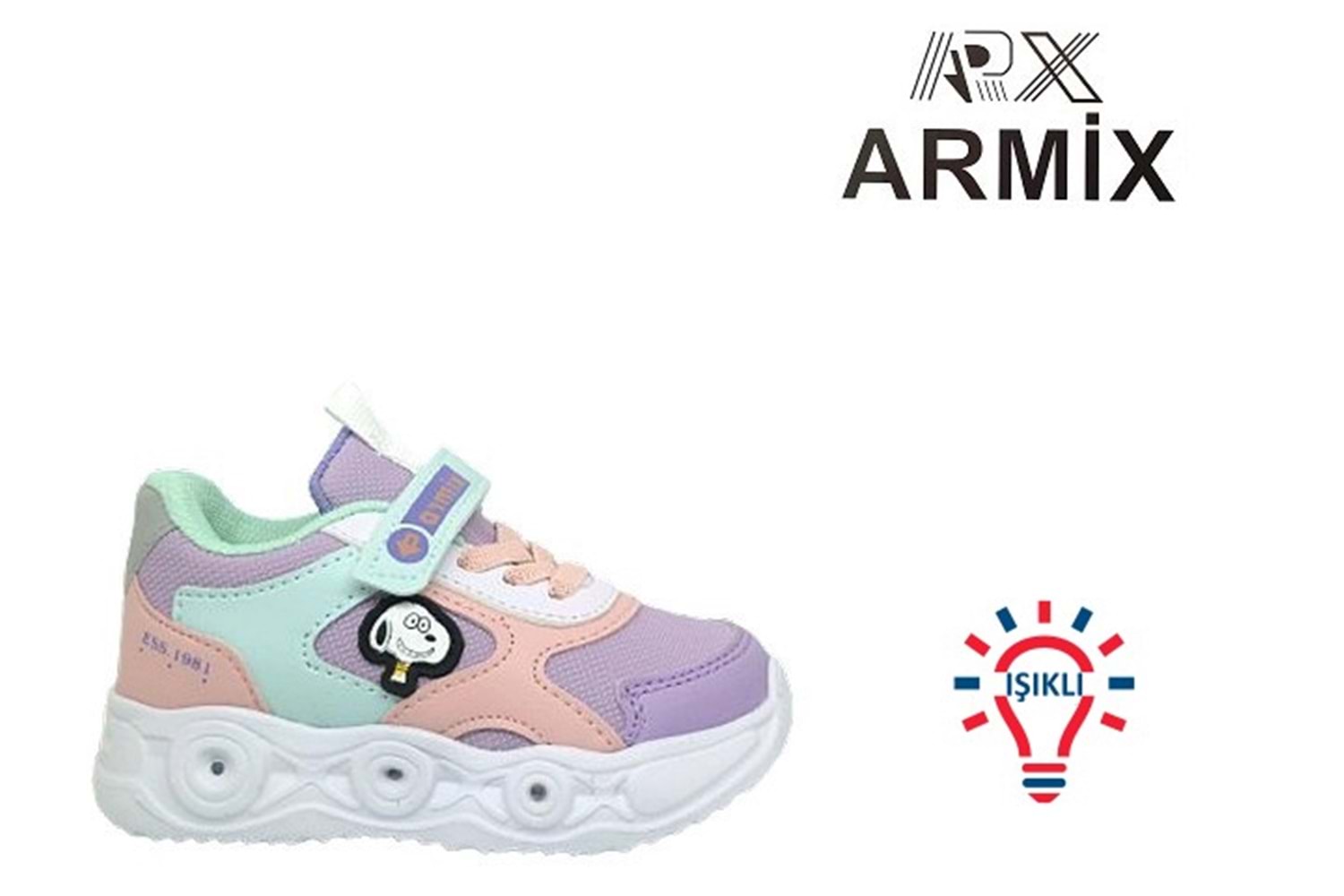 B- ARMİX SPOR IŞIKLI - 1115 - CİLT / PUDRA-SU-YEŞİLİ
