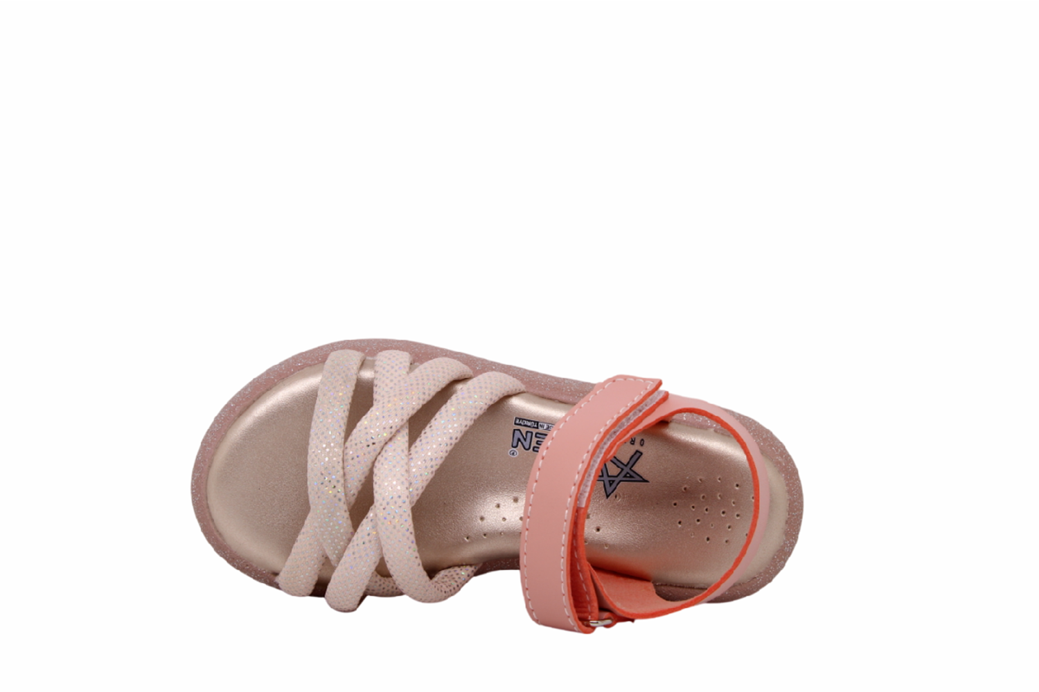 P- ARZEN SANDALET - POLİ - KIZ - 3000 - PUDRA