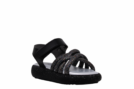 P- ARZEN SANDALET - POLİ - KIZ - 3000 - SİYAH