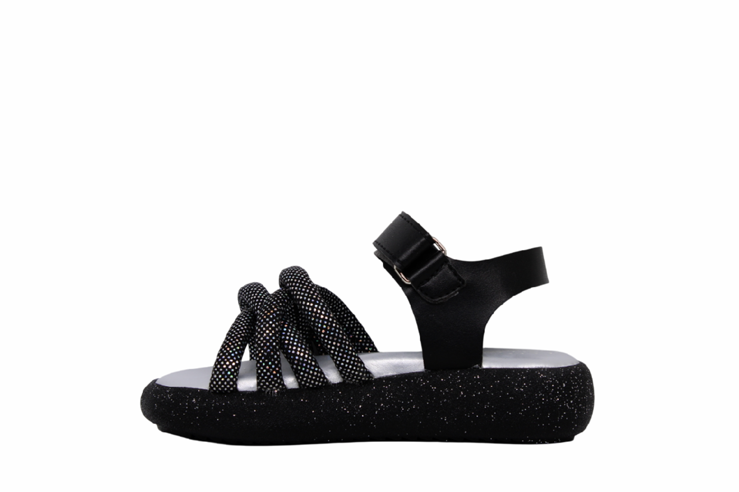 P- ARZEN SANDALET - POLİ - KIZ - 3000 - SİYAH