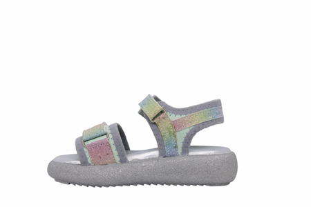 P- ARZEN SANDALET - POLİ - KIZ - 3050 - YEŞİL-GÖKKUŞAĞI