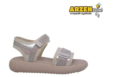 F- ARZEN SANDALET - POLİ - KIZ - 3550 - SEDEF-SİMLİ