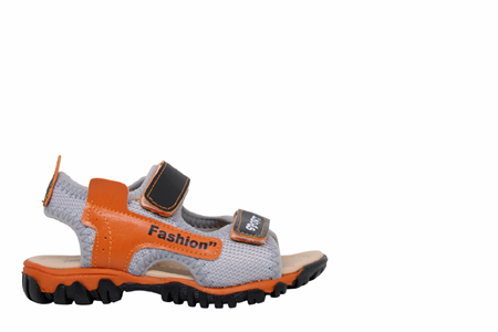 P- ARZEN SANDALET - ERKEK - 8510 - GRİ-TURUNCU