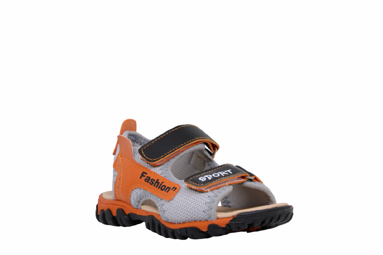 P- ARZEN SANDALET - ERKEK - 8510 - GRİ-TURUNCU