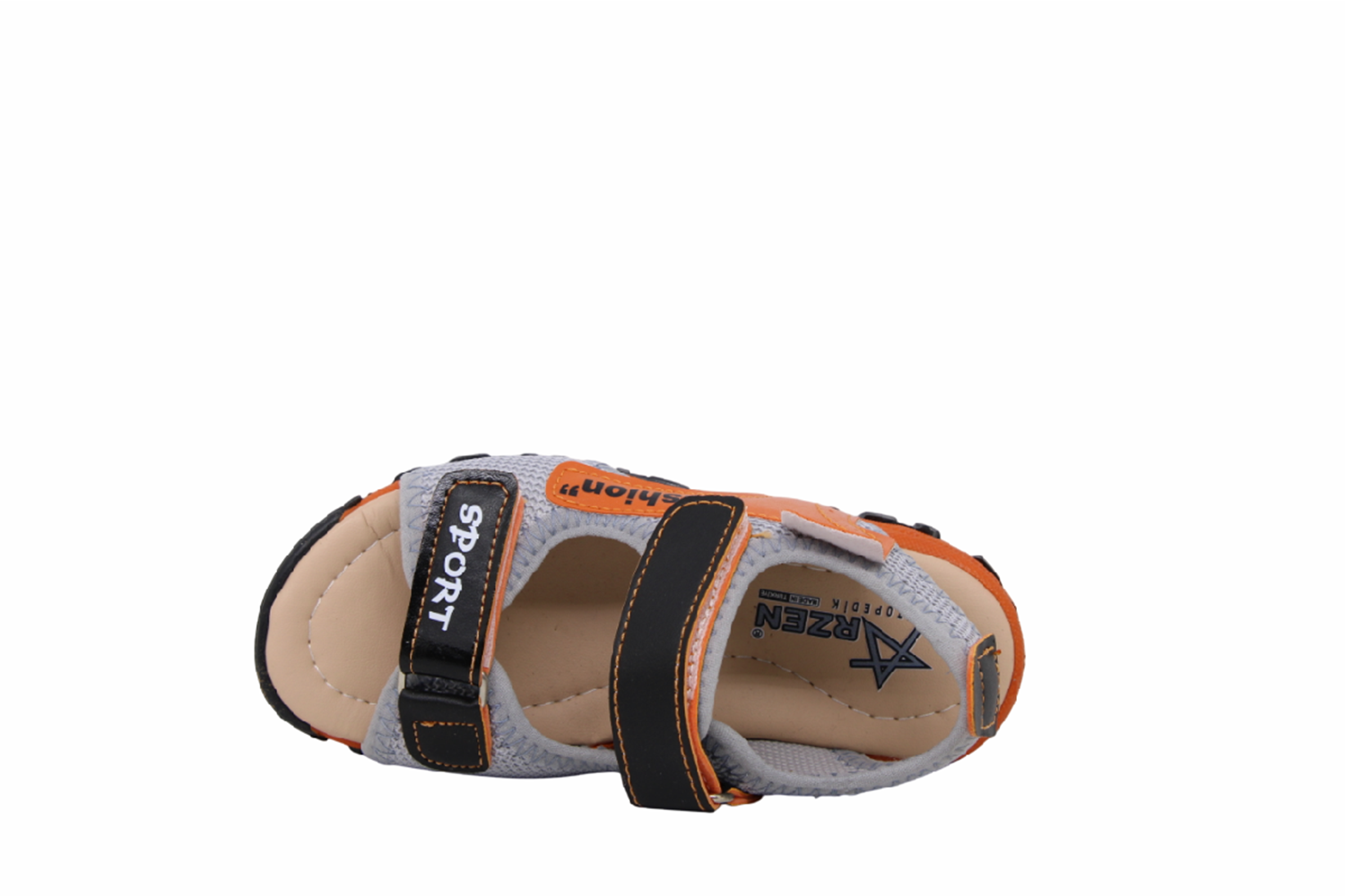 P- ARZEN SANDALET - ERKEK - 8510 - GRİ-TURUNCU