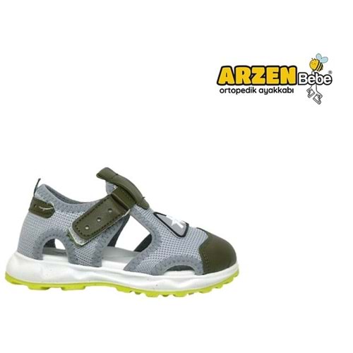 P- ARZEN SANDALET - ERKEK - 8512 - GRİ-HAKİ