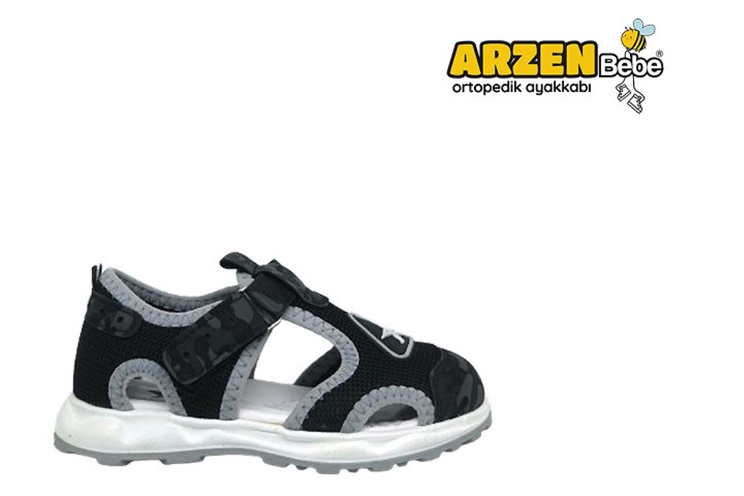 P- ARZEN SANDALET - ERKEK - 8512 - SİYAH-KAMUFLAJ