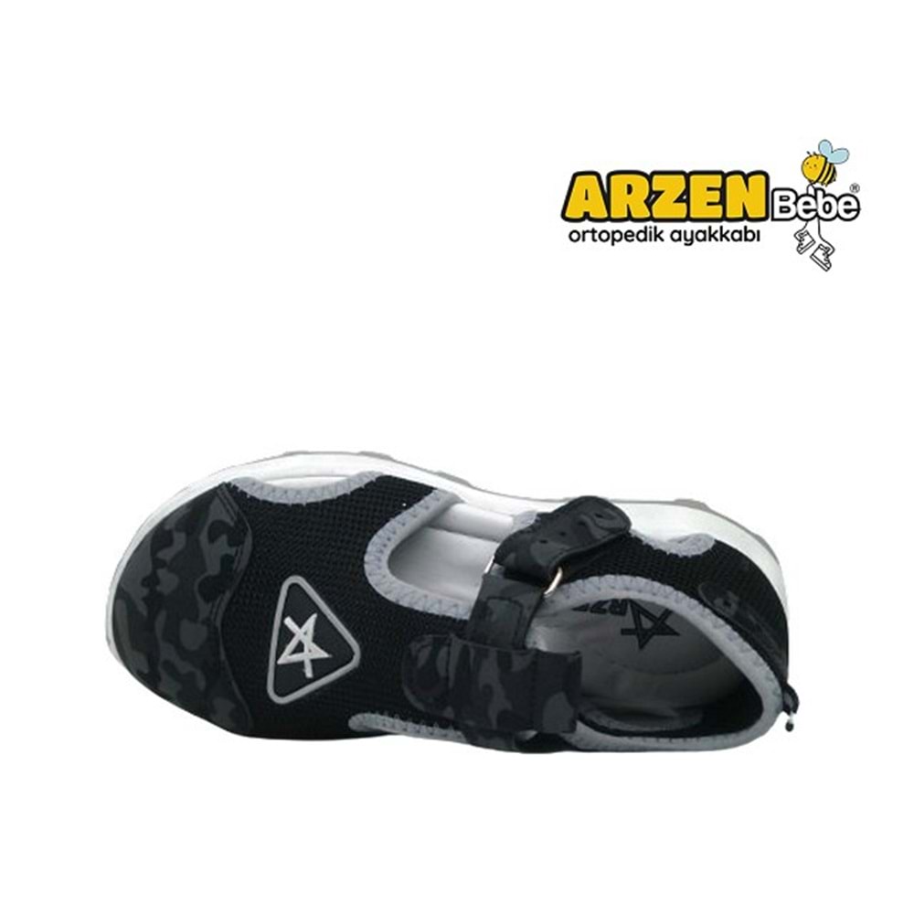 F- ARZEN SANDALET - ERKEK - 9512 - SİYAH-KAMUFLAJ