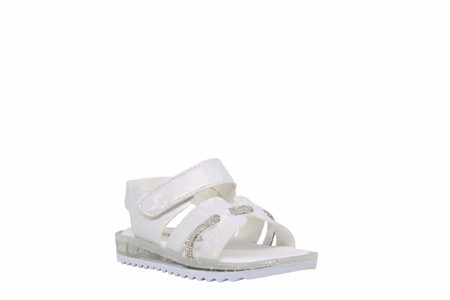 B- ARZEN SANDALET - KIZ - 7007 - BEYAZ-SİMLİ