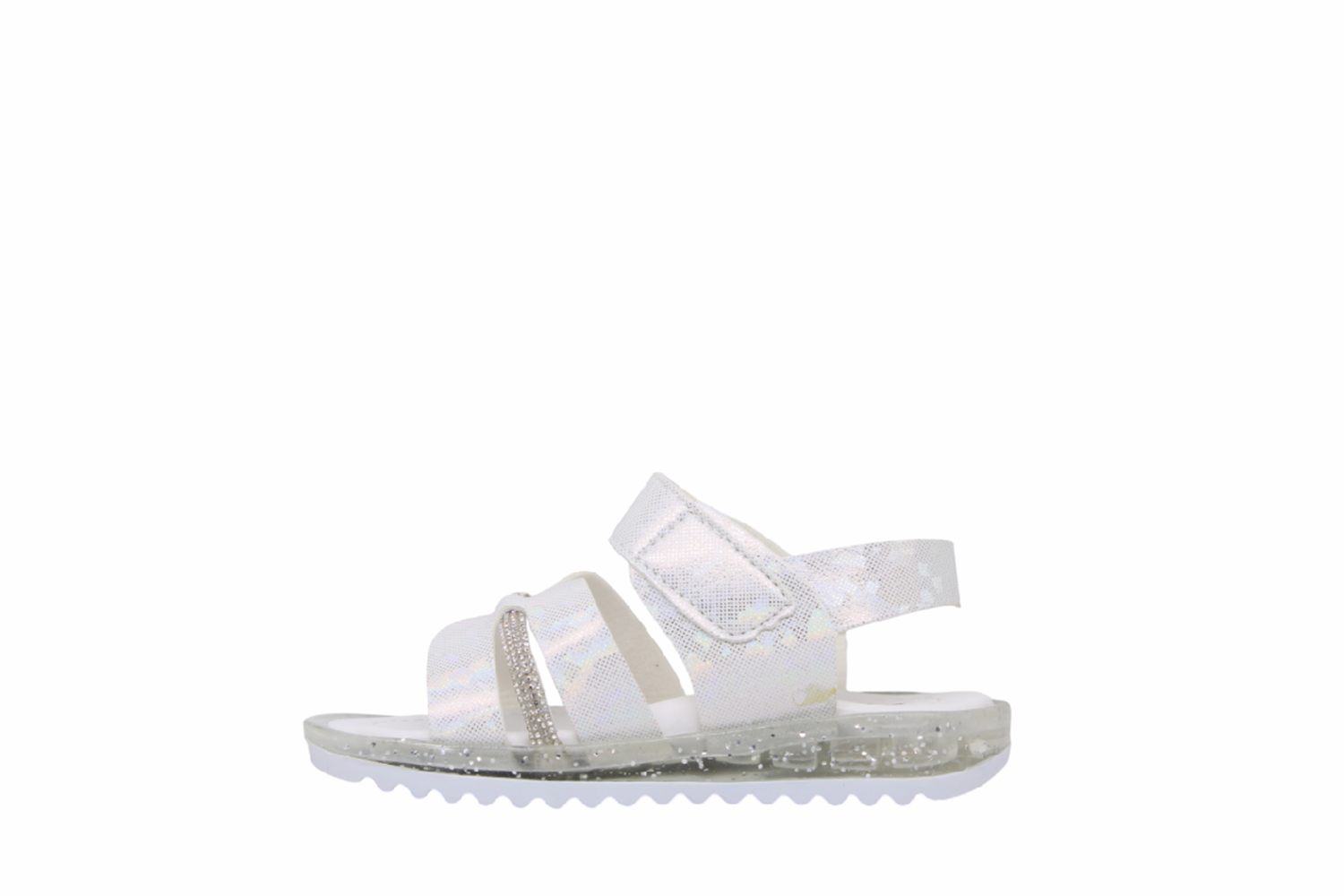 B- ARZEN SANDALET - KIZ - 7007 - BEYAZ-SİMLİ