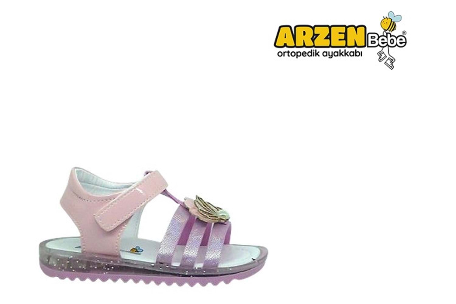 B- ARZEN SANDALET - KIZ - 7019 - PEMBE