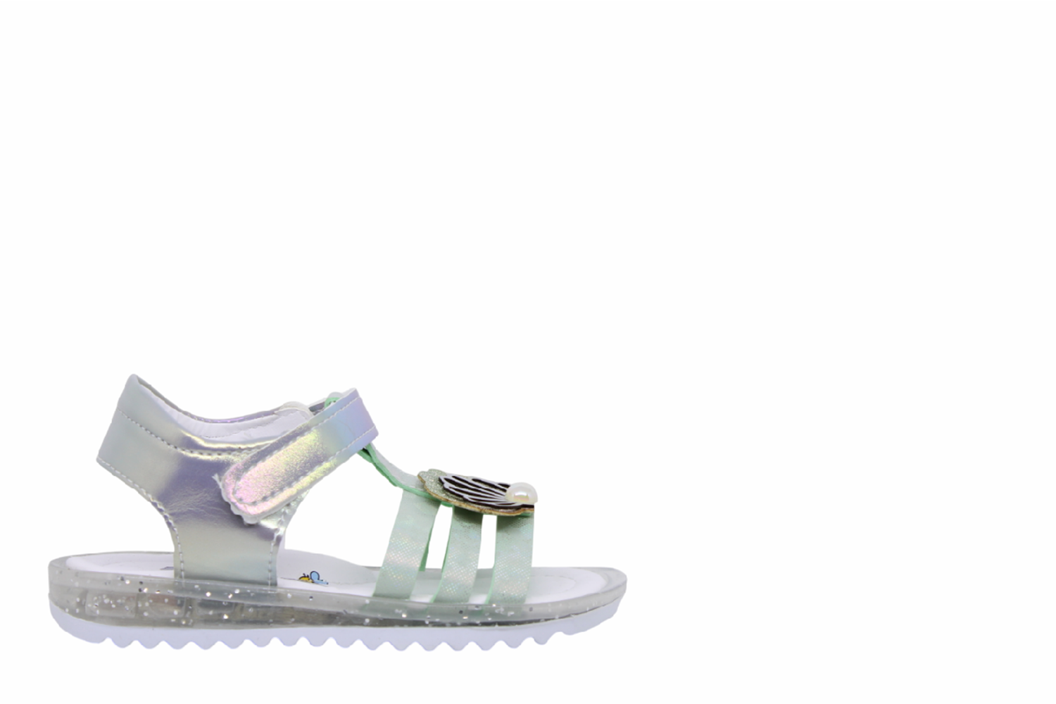 B- ARZEN SANDALET - KIZ - 7019 - SU-YEŞİLİ-GÜMÜŞ