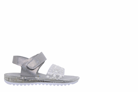 B- ARZEN SANDALET - KIZ - 7020 - GÜMÜŞ-SİMLİ