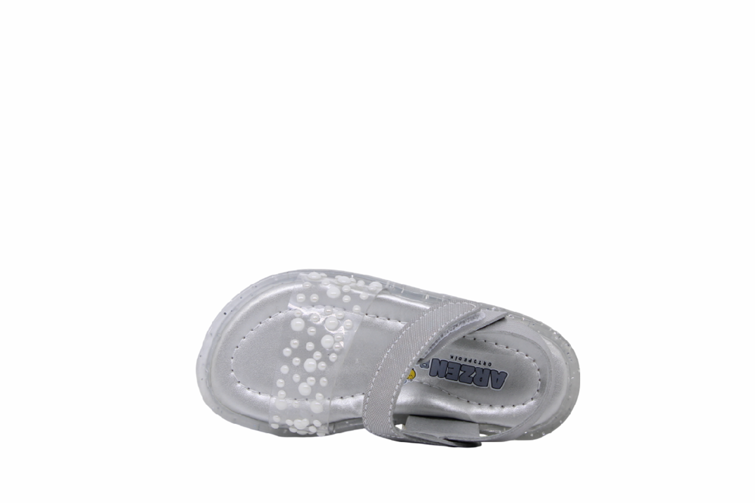 B- ARZEN SANDALET - KIZ - 7020 - GÜMÜŞ-SİMLİ