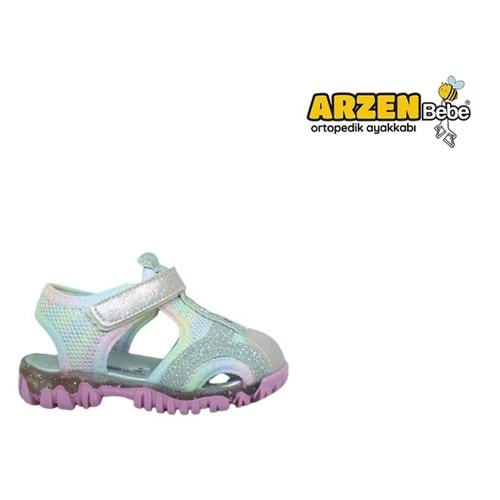 B- ARZEN SANDALET - KIZ - 7022 - PEMBE-GÖKKIŞAĞI