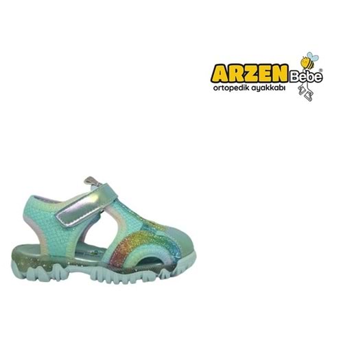 B- ARZEN SANDALET - KIZ - 7022 - SU-YEŞİLİ