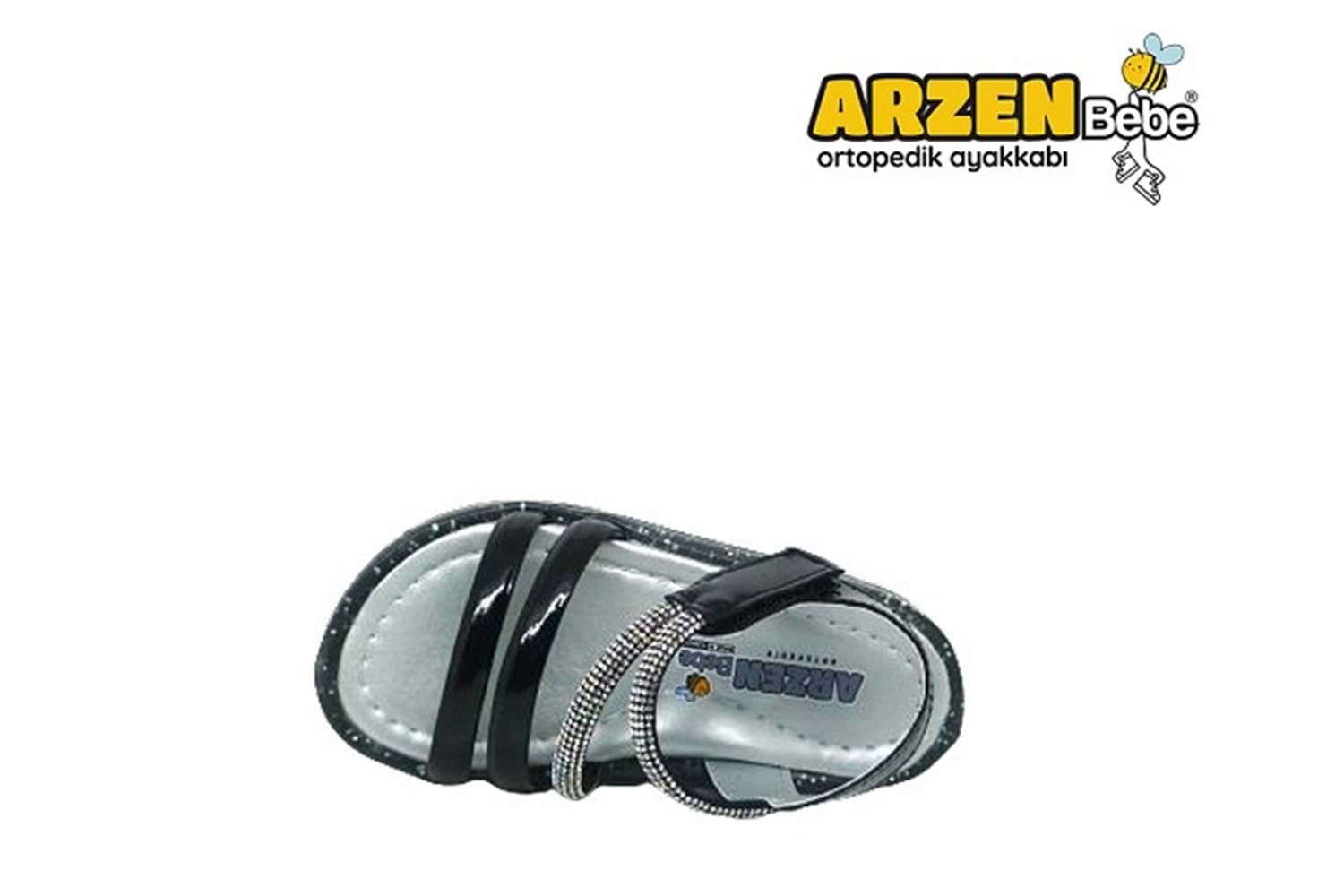 B- ARZEN SANDALET - KIZ - 7023 - SİYAH