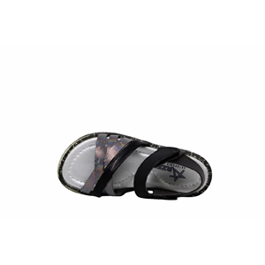 P- ARZEN SANDALET - KIZ - 8003 - SİYAH-SİMLİ