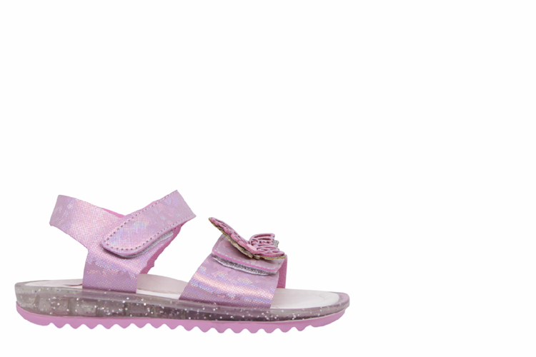 P- ARZEN SANDALET - KIZ - 8014 - PEMBE-SİMLİ