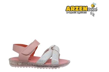 P- ARZEN SANDALET - KIZ - 8016 - PUDRA