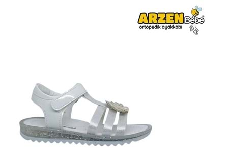 P- ARZEN SANDALET - KIZ - 8019 - BEYAZ