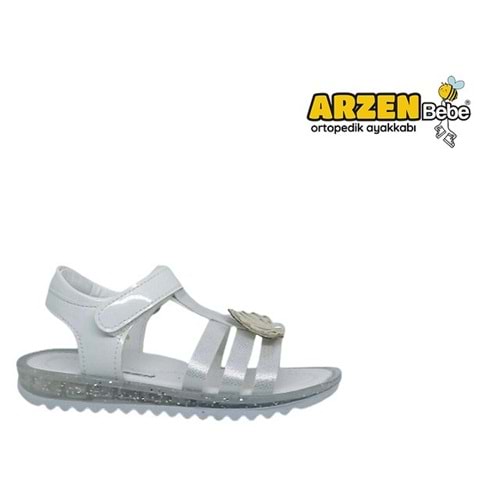 P- ARZEN SANDALET - KIZ - 8019 - BEYAZ