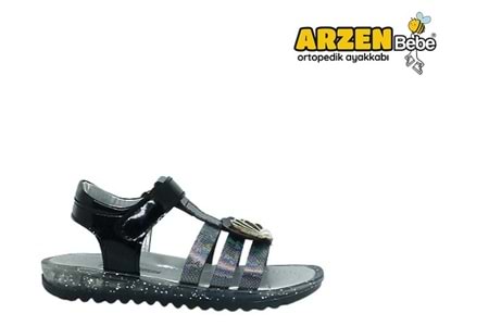 P- ARZEN SANDALET - KIZ - 8019 - SİYAH