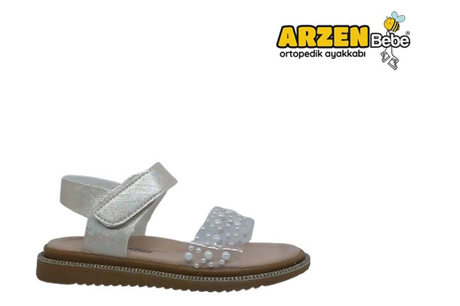 P- ARZEN SANDALET - KIZ - 8020 - SEDEF-SİMLİ