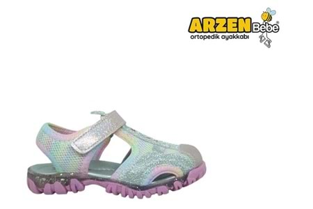 P- ARZEN SANDALET - KIZ - 8022 - PEMBE