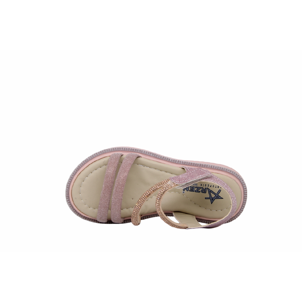 P- ARZEN SANDALET - KIZ - 8023 - PUDRA