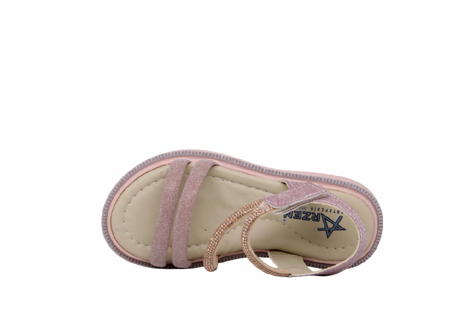 P- ARZEN SANDALET - KIZ - 8023 - PUDRA