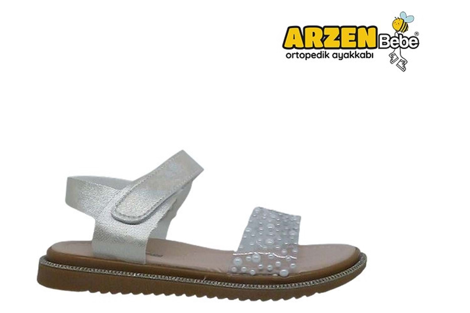 F- ARZEN SANDALET - KIZ - 9020 - SEDEF-SİMLİ