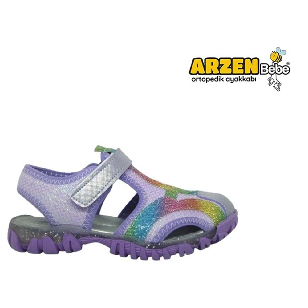 F- ARZEN SANDALET - KIZ - 9022 - LİLA