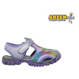 F- ARZEN SANDALET - KIZ - 9022 - LİLA