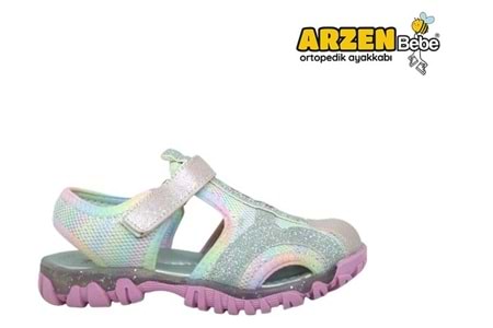 F- ARZEN SANDALET - KIZ - 9022 - PEMBE