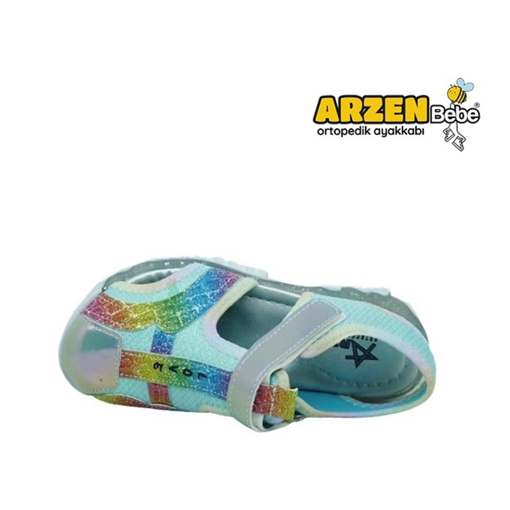 F- ARZEN SANDALET - KIZ - 9022 - SU-YEŞİLİ