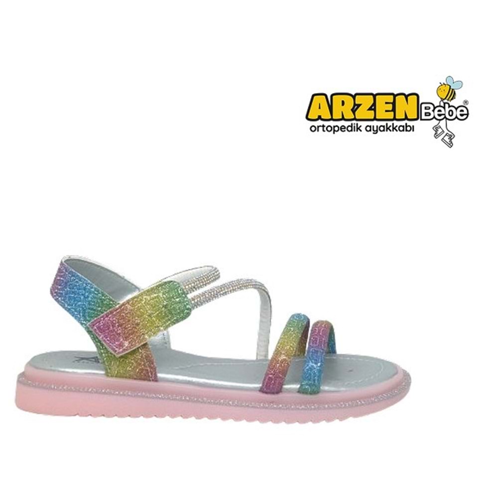 F- ARZEN SANDALET - KIZ - 9023 - GÖKKUŞAĞI