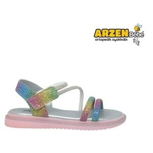 F- ARZEN SANDALET - KIZ - 9023 - GÖKKUŞAĞI