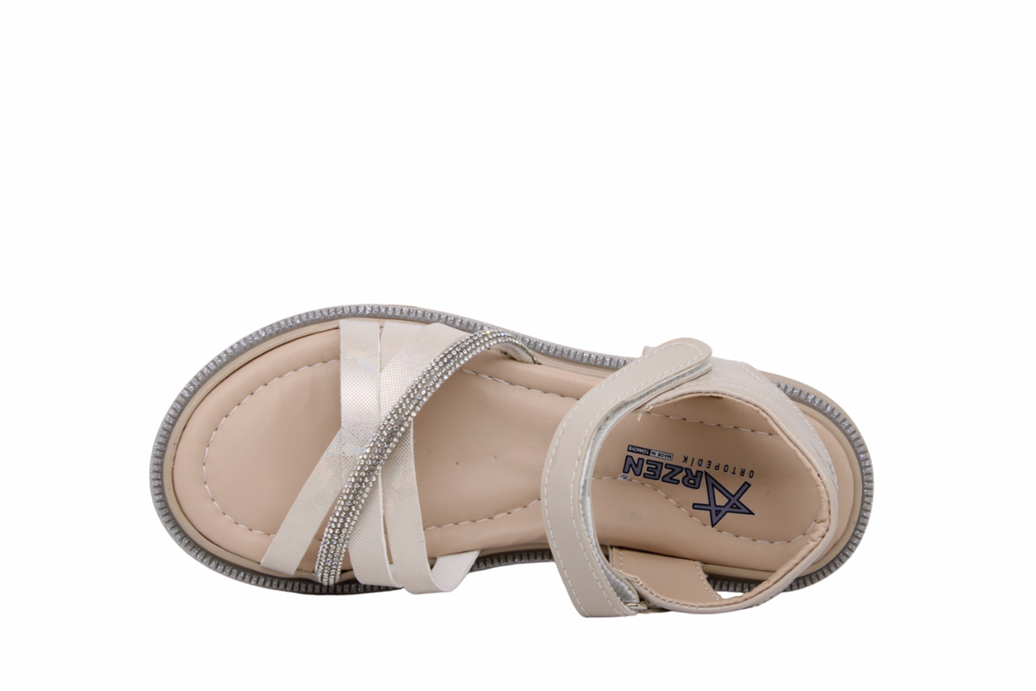 F- ARZEN SANDALET - KIZ - 9024 - BEJ