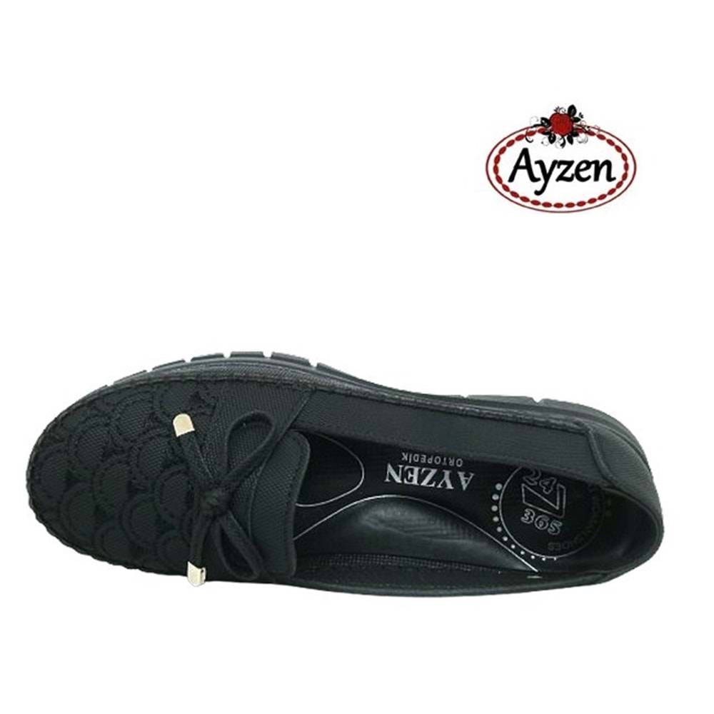 Z- AYZEN COMFORT - POLİ - A-752 - SİYAH - 37-41 NO