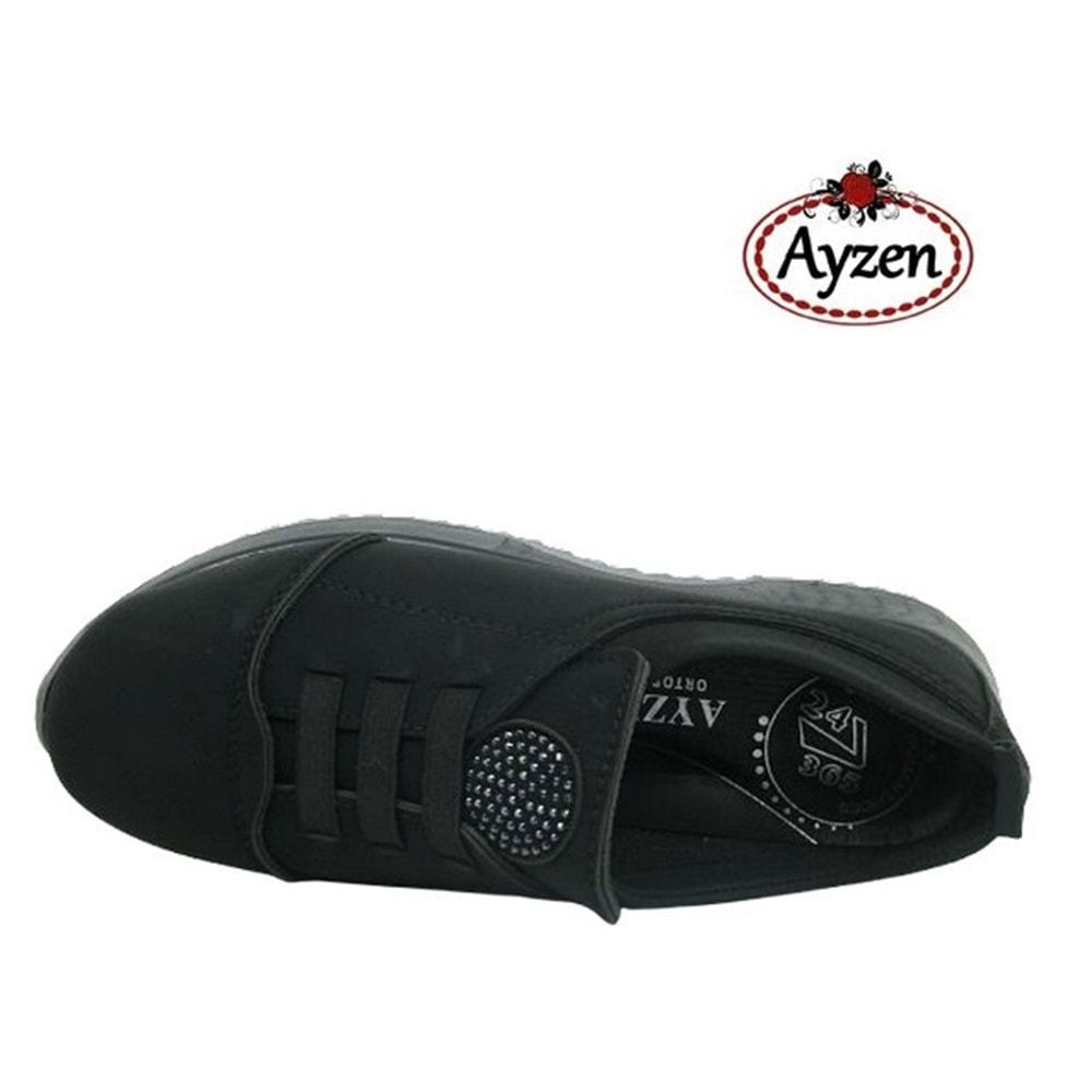 Z- AYZEN COMFORT - TERMO - Z-2602 - SİYAH-SİYAH - 37-40 NO