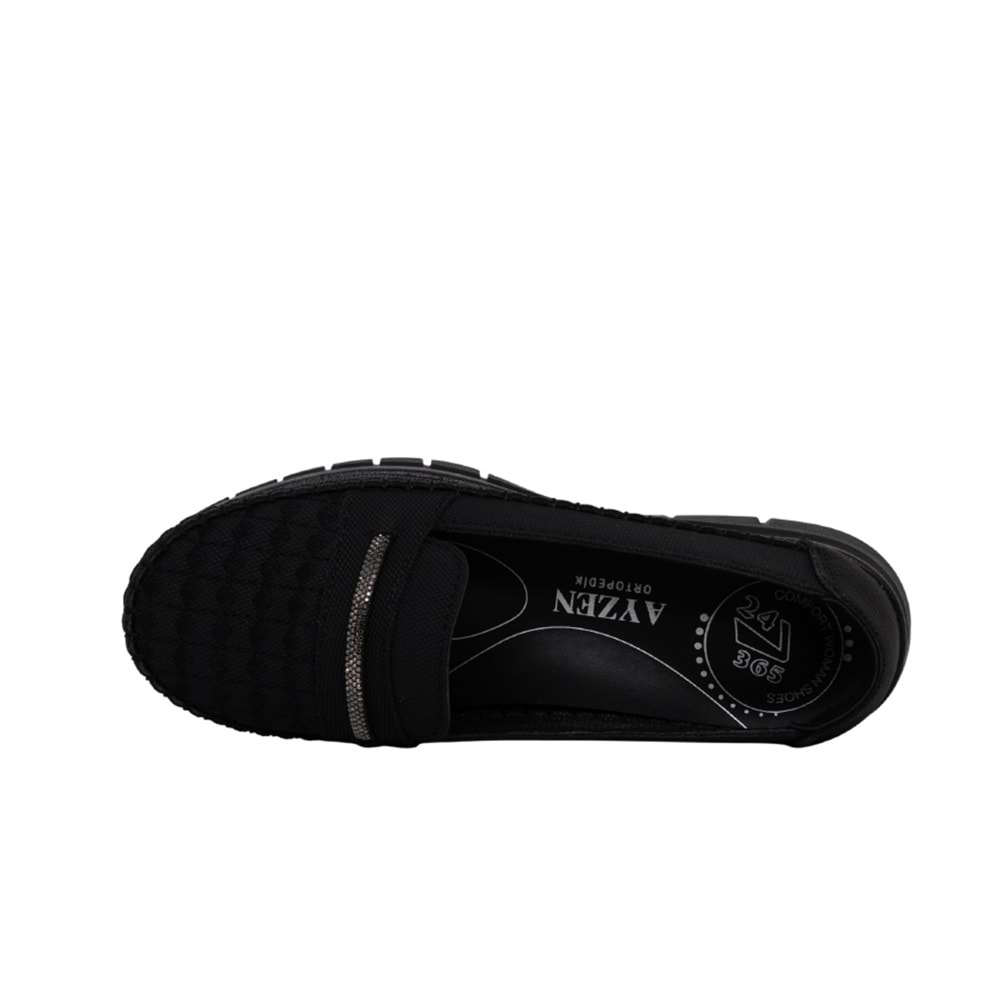Z- AYZEN COMFORT - POLİ - A-717 - SİYAH - 37-41 NO