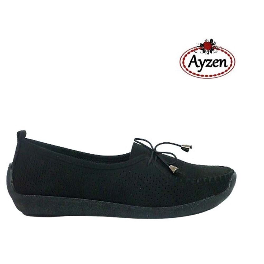 Z- AYZEN COMFORT - TERMO - S-3027 - SİYAH-SÜET