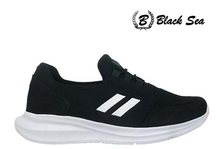 M- BLACK SEA SPOR - 602 - ANORAK / SİYAH-BEYAZ