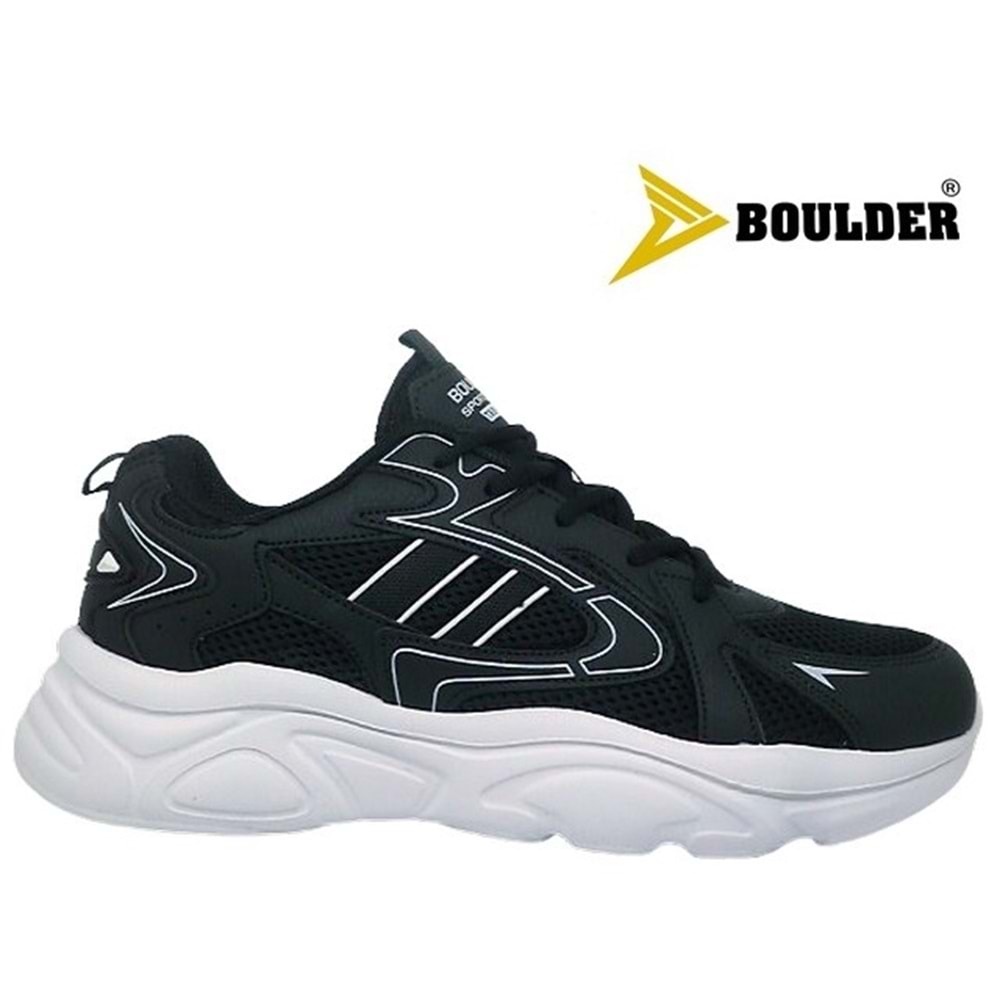 M- BOULDER SPOR - 2021 - ANORAK / SİYAH-BEYAZ