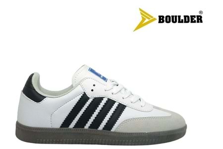 G- BOULDER SPOR - 1726 - CİLT / BEYAZ-SİYAH