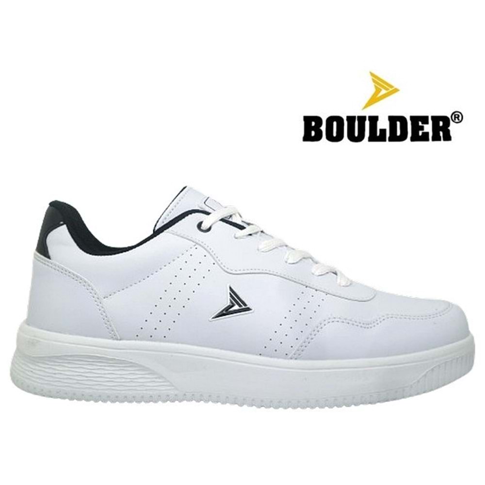 M- BOULDER SPOR - 9002 - CİLT / BEYAZ-SİYAH