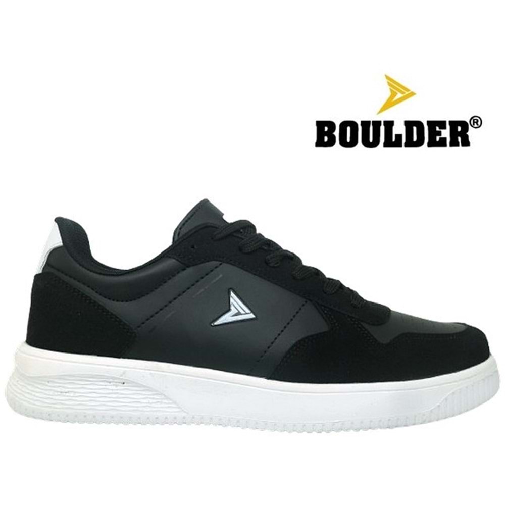 M- BOULDER SPOR - 9002 - CİLT / SİYAH-BEYAZ
