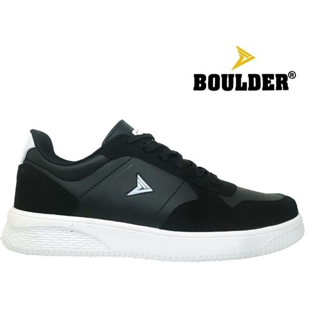 M- BOULDER SPOR - 9008 - CİLT / SİYAH-BEYAZ